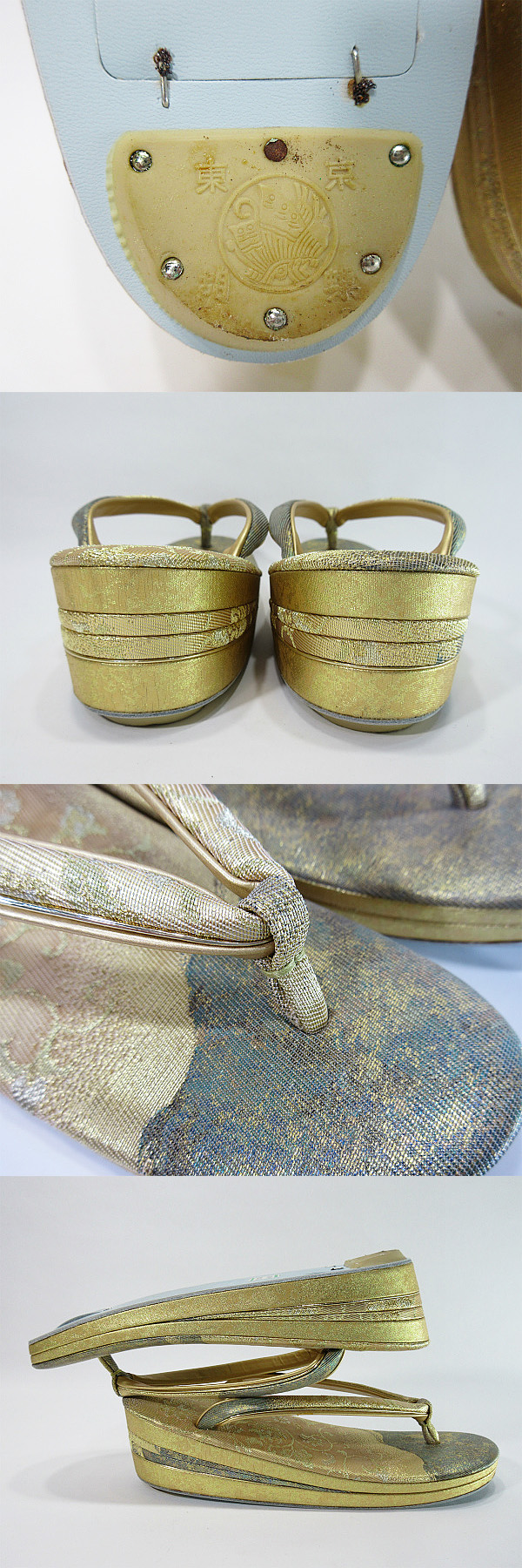 金地草履99バッグセット 未使用箱付 东京胡蝶履 - 乐淘(letao)日本